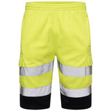 Mens Aviator London Hi Vis Fleece Shorts - AV006