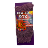 Ladies Heated Thermal Socks - Pack of 3 - AT291
