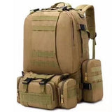 50L Combo Pack Tactical Outdoor Military Backpack