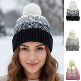 Womens Waterproof Knitted Beanie Hat - LA316