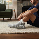 Mens Sherpa Slipper Socks - AT325