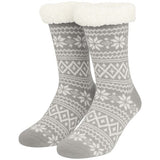 Mens Sherpa Slipper Socks - AT325