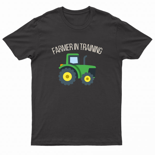 Funny Farming Tractor Lover T-Shirt - Easily Distracted By Tractors, Unisex Fit, Black XL