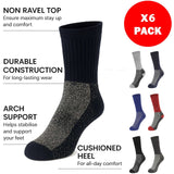 Merino Wool Socks – Pack of 6 - AT293