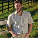 Mens Champion Short Sleeve Tattersall Shirt