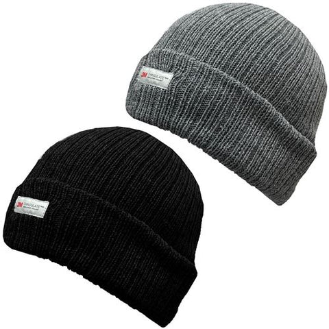 Thinsulate Fleece Lined Ribbed Beanie Hat - MA295