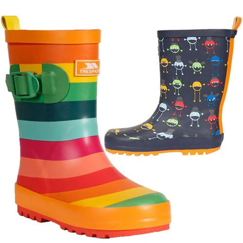 Unisex Kids Trespass Puddle Wellies