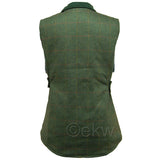 Game Ladies Derby Tweed Gilet Back