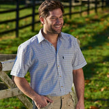 Mens Champion Short Sleeve Tattersall Shirt