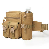 Tactical Waist Bag With Water Bottle Attachment