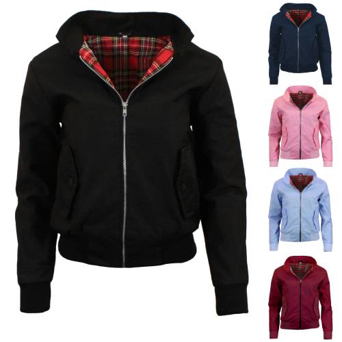 Ladies Classic Vintage Harrington Jacket ek Wholesale