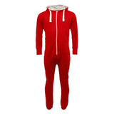Adult Unisex Plain Onesie Red