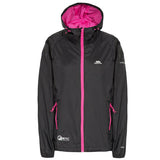 Trespass Qikpac Ladies Waterproof Hooded Jacket With Packaway Pouch