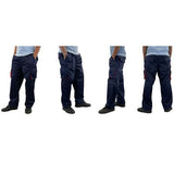 Clearance Mens Multi Pocket Cargo Trousers