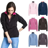 Ladies Trespass Skylar Half Zip Top Fleece Jumper