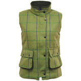 Game Abby Tweed Gilet with Popped Collar