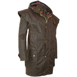 Game Mens Kensington Wax Jacket Brown Side