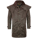 Game Mens Kensington Wax Jacket Brown