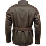 Game Mens Speedway Quiltex Wax Biker Jacket Brown Closed