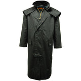 Game Mens Stockman Long Cape Jacket Black