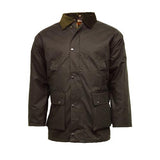 Game Mens Unpadded Wax Jacket Brown