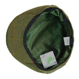 Game Tweed Flat Cap Bute Interior