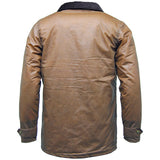 Game Mens Winchester Antique Jacket Tan Back