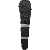 Hi Vis Joggers Black Side