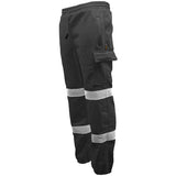 Hi Vis Joggers Black