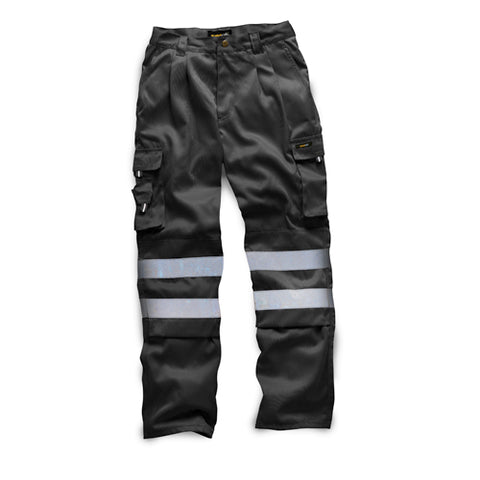 Hi Vis Polycotton Trousers Black