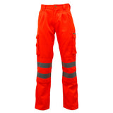 Hi Vis Polycotton Trousers Orange