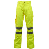 Hi Vis Polycotton Trousers Yellow