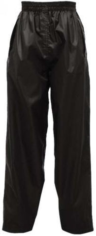 Kids Regatta Stormbreak Waterproof Overtrousers in Black