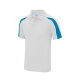 Mens Club Polo Shirts Blue Stripe