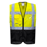 Portwest C476 Warsaw Hi Vis Vest Yellow/Navy