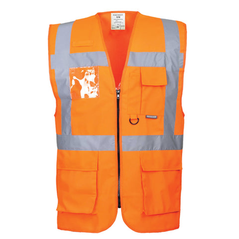 Portwest S476 Berlin Executive Vest Orange