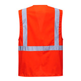 Portwest S476 Berlin Executive Vest Red Back