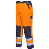 Portwest TX51 Hi Vis Cargo Trousers Orange Side