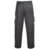 Portwest TX11 Contrast Cargo Trousers Blakc