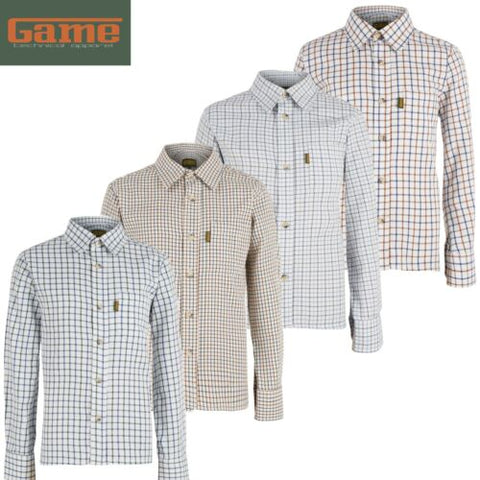 Kids Game Tattersall Check Shirt