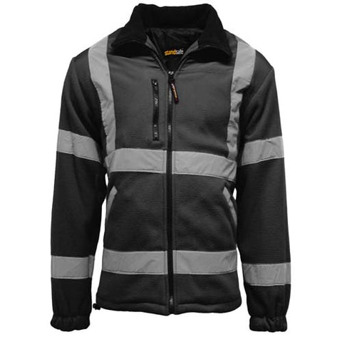 Hi Vis Standsafe Fleece Jacket Black