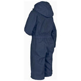 Trespass Button Waterproof Rainsuit Navy Side