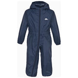 Trespass Button Waterproof Rainsuit in Navy