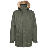 Trespass Jaydin Waterproof Parka Jacket in Olive