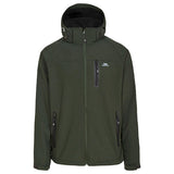 Trespass Mens Accelerator II Softshell Jacket Olive