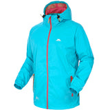 Trespass Qikpac Waterproof Packaway Jacket In Sky Blue