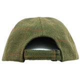 Tweed Leather Peek Cap Bute Back