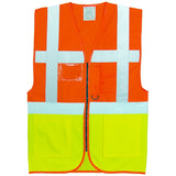 Yoko Executive Vest Orange/Yellow