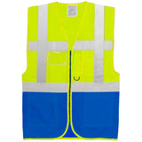 Yoko Executive Vest Yellow/blue
