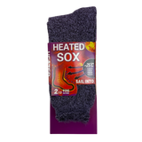 Ladies Heated Thermal Socks - Pack of 3 - AT291